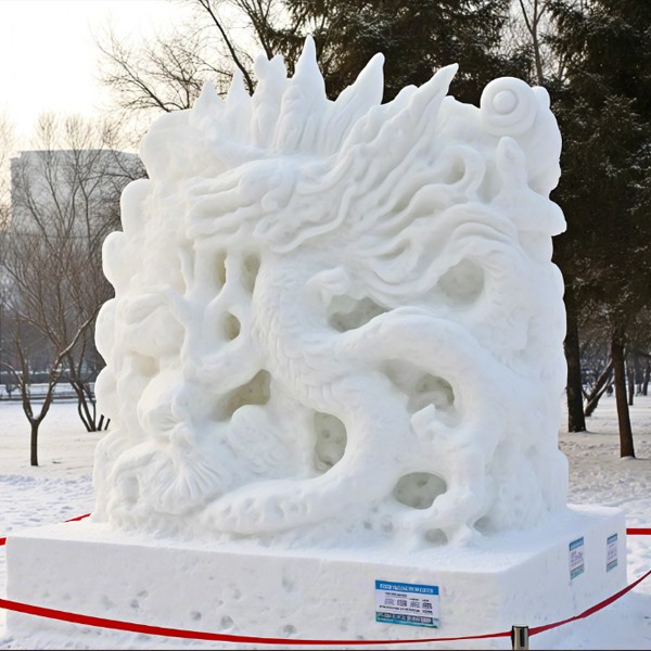 小型雪雕制作